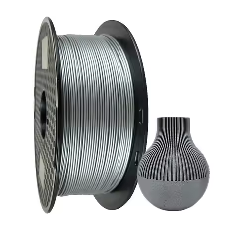 CC3D PETG Filament Silver 1KG 1.75mm 3D Printer Filament Metal Filament PETG Silver 3D Printing Mate