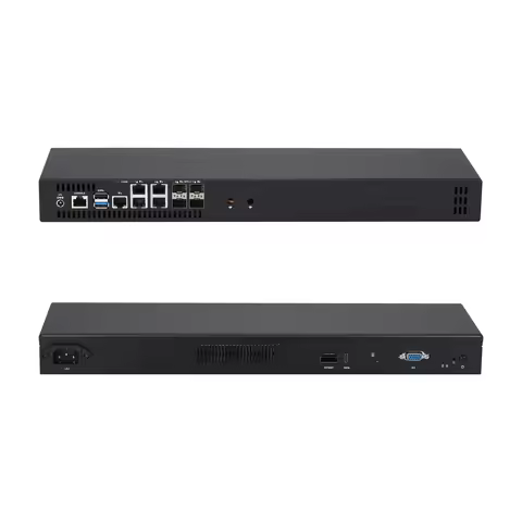 Q20300S9 C3758R 1U Rack Server Pfsense Firewall 4* 10GbE SFP+ And 5* 2.5GbE LAN NAS/VMS Mini PC