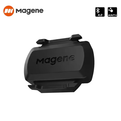 Magene Cadence Sensor Speed S3+ Speedometer ANT+ Bluetooth Computer Compatible with Garmin IGP Bryto