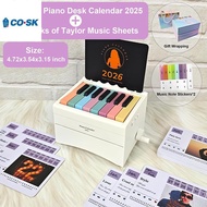COUTR Piano Calendar 2026 Desk Calendar Playable Piano, Swift Piano Calendar With 52 Weeks Of Music 