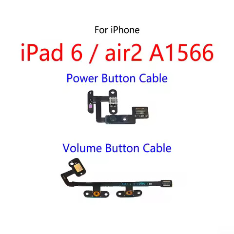 Power Button Switch Volume Mute Button On / Off Flex Cable For iPad 6 Air 2 A1566