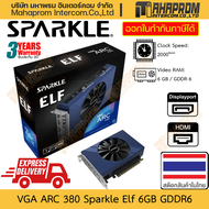 การ์ดจอ ARC A380 Sparkle รุ่น Elf 6GB GDDR6 DisplayPort 3x HDMI 1x สินค้ามีประกัน