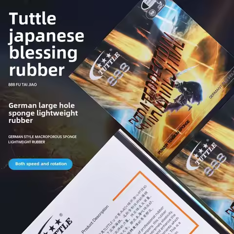 TUTTLE 888- Fu Ping Pong Paddle High Elasticity Sponge Adhesive Rubber