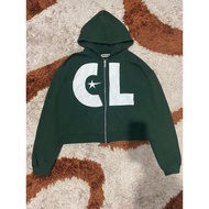 CALLE DE LARACHE ZIP HOODIE GREEN V3 || @calledelarache