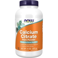 NOW Calcium Citrate, 8-Ounces (Pack of 3)
