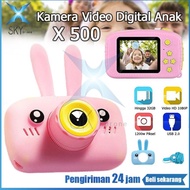 X500 Mini HD Kamera Anak Kamera Digital Tanpa Kartu Kamera Anak-anak