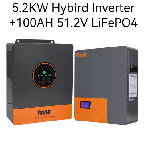 5.2KW Solar System, Including Hybrid Solar Inverter and LiFePO4 Battery