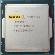 original i3-6100t CPU i3 6100T Processor 3.2G 35W FCLGA1151
