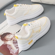 Little White Shoes Female 2024 Summer Students All-Match Casual Single Shoes Female Trendy Shoes Lea