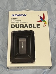 ADATA 威剛 2.5吋HDD/SSD硬碟外接盒 ED600 全新 台灣製