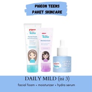 Pigeon Teens Paket Lengkap Untuk Kulit Kering dan Sensitive Skincare Pigeon 1 Set