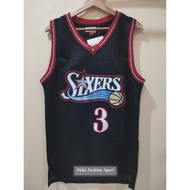Embroidery Philadelphia 76ers no.3 Allen Iverson Jersey Basketball Jersey