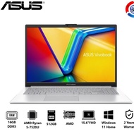 Asus VivoBook Go 15 E1504F-ABQ469WMS 15.6"FHD Laptop Cool Silver Ryzen 5-7520U 16GB 512GB SSD AMD W1