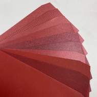 Fion Flat Cover Art Paper Red Envelope Bag-20 Pcs/Pcs-Red Envelope/Blank Bag/Golden Bag/Red Bag/Wine Red/Glare High-End Bag