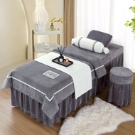 TWS Beauty Bed Cover Bag Set Massage [94% Praise Rate] High-End Crystal Velvet