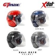 XDOT G618N Open Face Helmet Motor Helmets Topi Keledar G618 G 618 N X Dot Free Size Clear Tinted