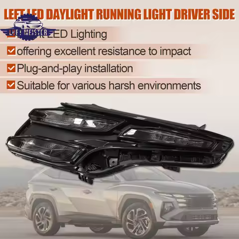 For Hyundai Tucson Hybrid 2025 Left/Right Side LED DRL Daylight Running Light Plug&Play