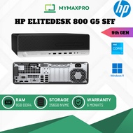 PC i3/i5/i7  HP ELITEDESK 800 G5 SFF Intel Core (9th Gen) / 8GB RAM / 256GB NVME / WIN 11 PRO (Refur
