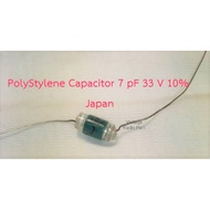7pf 33v Polystyrene Capacitor C Clear FUJITSU JAPAN