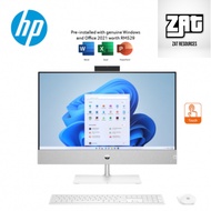 HP Pavilion 24-CA2000D 23.8" Touch FHD All-In-One Desktop PC Snowflake White ( I5-13400T, 8GB, 512GB SSD, Intel,W11, HS)