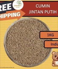 Jeera /Cumin 1kg Indian Jintan Putih Herbs & Spices - Cumin Jintan Putih - 1KG - Indian - Free Shipp