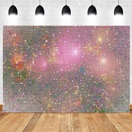 Fabric Bokeh Backdrop Golden Glitter Backdrop Holiday Twinkle Lights Glitter Background Abstract Seq