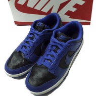 二手 Nike Dunk Low Retro 運動鞋 (DD1391-001) US 5(27.5cm) 黑色/亮鈷藍-白色。