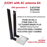 ASUS motherboard H610M-A B660M Z690 Z790 B760 desktop wireless network card WIFI 6E Bluetooth  Intel