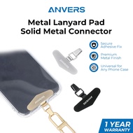 Anvers Metal Phone Lanyard Pads with Metal Rings - Universal Phone Strap