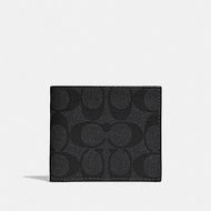 MeBrandOutlet กระเป๋าตังค์ผู้ชายแบบบาง ไม่มีไส้ ช่องใส่รูป ใส่แบงค์ 1 ช่อง ID BILLFOLD WALLET IN SIG