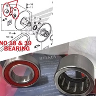 VARIO150 PCX150 NVX155 EGO AVANTIZ SYM VTS200 SUZUKI VS125 REAR PULLEY BEARING SET (2PCS )-STANDARD