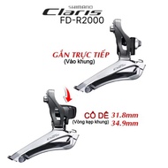 Shimano Claris FD-R2000 - 2x8 speed bicycle shifter, 2-disc front derailleur, Indonesian standard.