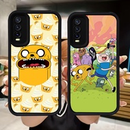 Q72 Adventure Time soft Casing for VIVO Y12s Y11s Y400 Y20 Y66 Y20s V15 Y20i S1 Pro Y83 V17 V19 Neo