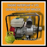 MESIN POMPA AIR IRIGASI ALKON LPG GENERAL GX390 POMPA 4 INCH