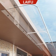 Canopy Eaves transparent eaves Balcony Rainproof Screw install awning rain shield rain cover