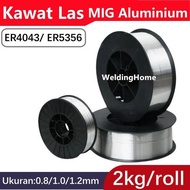Kawat Las MIG 2kg ER4043 ER5356 Kawat Las Aluminium Alu 0.8mm 1.0mm 1.2mm Almunium