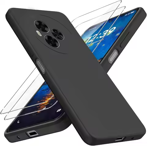 2PCS Tempered Glass with Soft TPU Camera Protection Shockproof Back Phone Cover For TCL Nxtpaper 60 