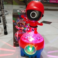 Mainan Edukasi Robot Dancing Ada Lampu Disco Bisa Berjalan ZR138 19 | Mainan Robot Squid Game Dancin