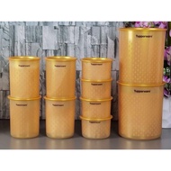 Tupperware Golden One Touch Canister