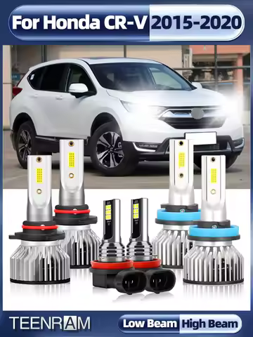 20000LM 120W Turbo LED Headlamps H11 9005 HB3 Canbus LED Headlights Bulb Fog Lights For Honda CRV 20