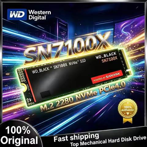 Western Digital SN7100X WD_BLACK PCIe Gen 4.0x4 NVMe M.2 2280 SSD Solid State Drives 1TB 2TB 4TB for
