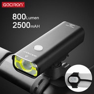 Gaciron Bicycle Headlight Lamp, Eye Friendly Front Lighting, Non-Bluish Shades, 800 Lumens, 5 Modes,