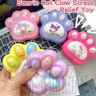 Sanrio Cat Paw Decompression Toys - Cartoon, Cute - Surprise Gift For Best Friend, Family - Slow Reb