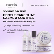 Cuccio Prebiotic Body Care Set | Wash Scrub Serum Lotion Butter | Hydrating Smooth Skin