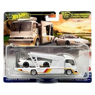 Hotwheels Premium TEAM TRANSPORT TOYOTA SOARER & KOUSOKU HAULER Wheel Tires 1:64