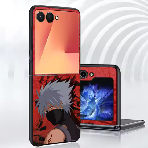 N-N-arutoS Kakashi Phone Cover Case for Samsung Galaxy Z Flip 8 Z Flip5 ZFlip7 FE Z Flip 7 6 5 4 Z F