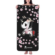 Tokidoki Bath towel 27×55in coral fleece soft absorbent bath towel household quick-drying bath towel beach towel