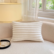 1pc Velvet Stripes Cushion Cover 30x50cm 50x50cm Soft Fluffy Gradient Color Sofa Cushion Cover Pillo