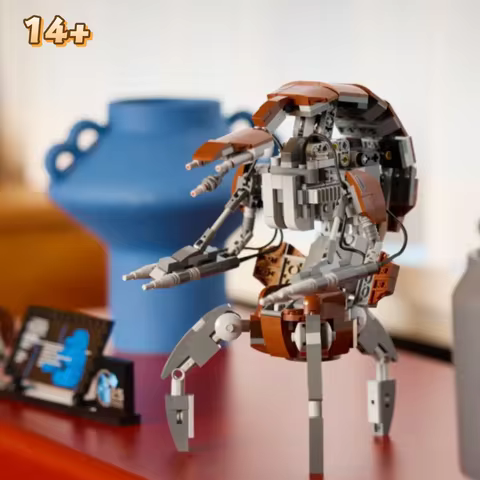 583pcs Star Interstellar Conflict Destruction Robot Buildable Droideka Building Blocks Model Toys Bi