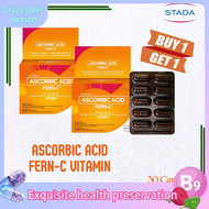 STADA Buy1 take 1 Fern-C Ascorbic Acid Sodium Ascorbate Vitamin-C 30 Capsules Health Products